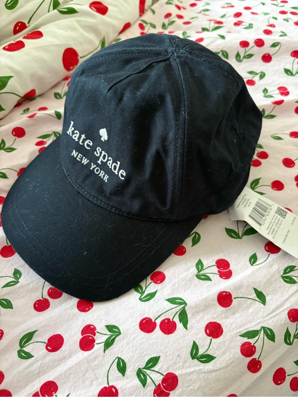 New Kate Spade Navy Logo Baseball Cap